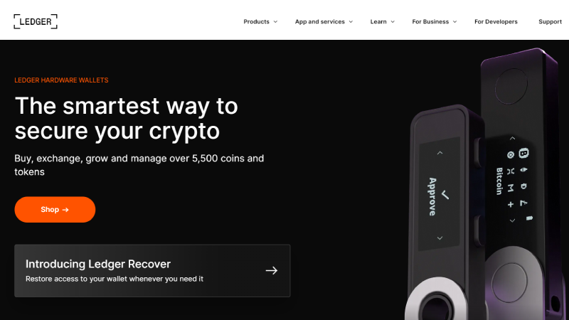 Ledger анонимен крипто портфейл без изисквания на KYC.

