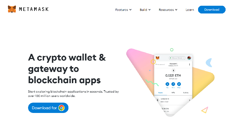 Metamask анонимен крипто портфейл с no-KYC.
