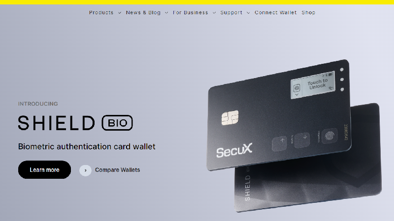 SecuX анонимен крипто портфейл с no-KYC.
