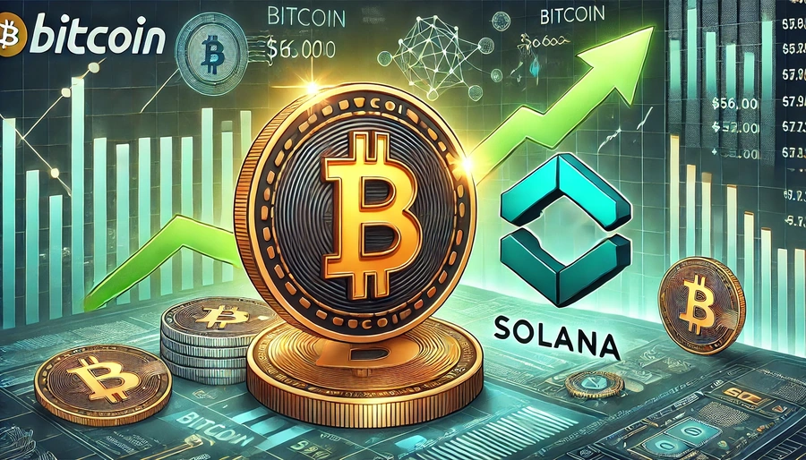 Биткойнът достигна 56 хил. долара, Солана организира завръщане от рутинната работа в понеделник