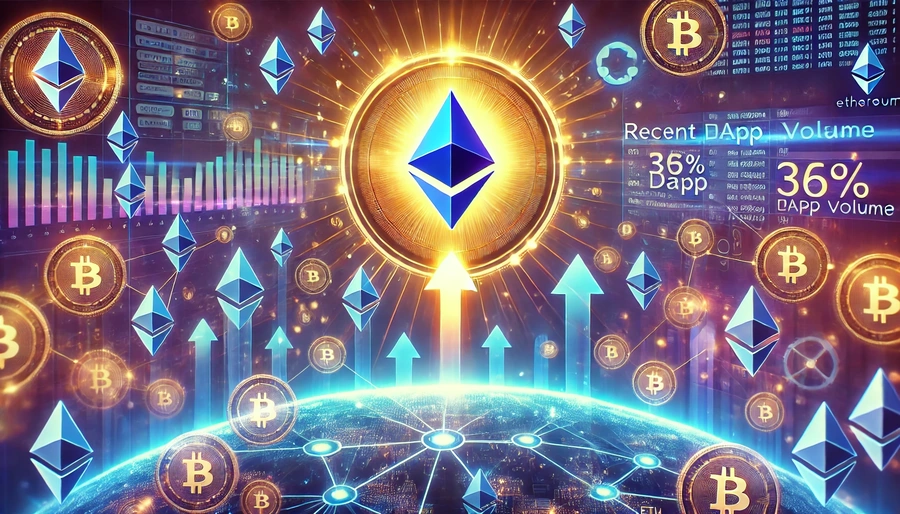 Объем DApps на Ethereum вырос на 36% за неделю