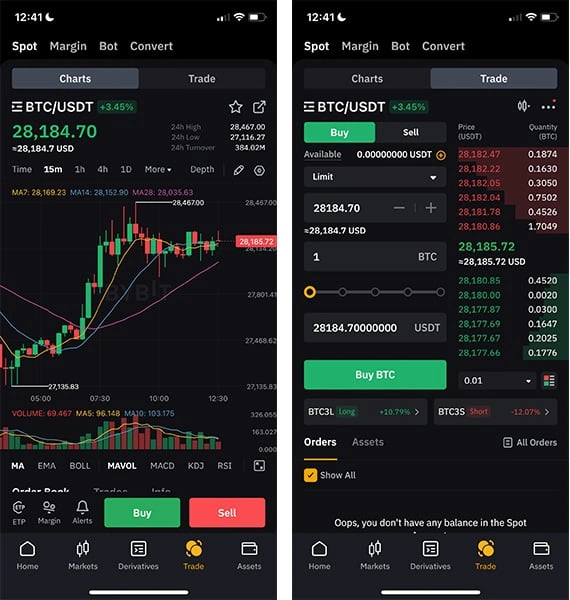 Bybit - Платформа за търговия с интелигентни инструменти и опции за търговия с деривати.